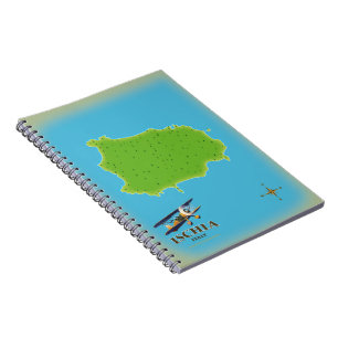 Ischia Italy travel poster Notebook