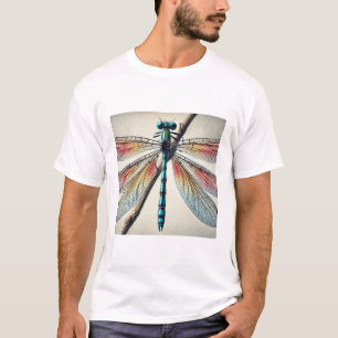 Ischnura damselfly 151024IREF251 - Watercolor T-Shirt