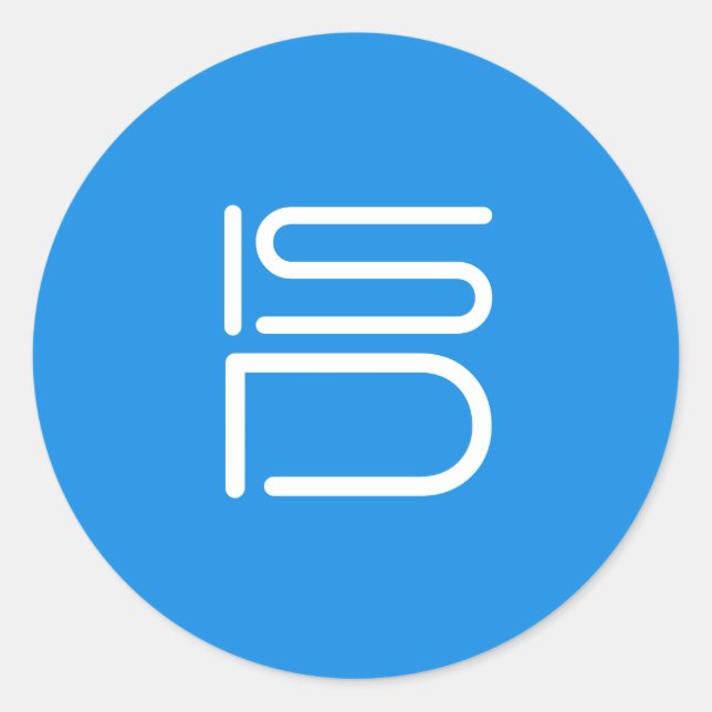 ISD CLASSIC ROUND STICKER (Front)