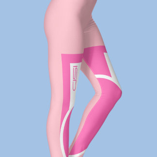 ISD Hot Pink Retro Fitness Leggings