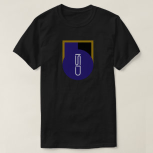 ISD Logotype Purple Black Gold Streetwear T-Shirt