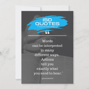ISD Quote Action  Invitation