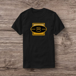 ISD Unisex Black & Gold Football T-Shirt