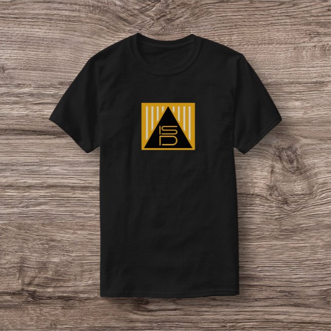ISD Unisex Black & Gold Triangle Symbol T-Shirt (Creator Uploaded)