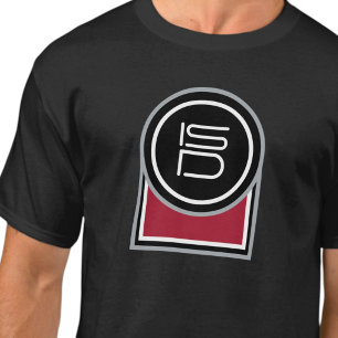 ISD Unisex Red black I T-Shirt