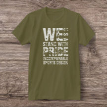 ISD We Stand With Pride Basic T-Shirt