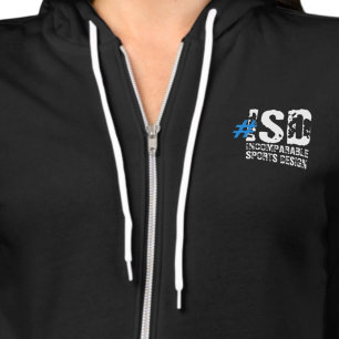 ISD Women's  Hash Tag Full-Zip Hoodie