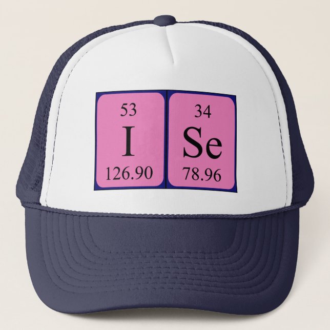 Ise periodic table name hat (Front)