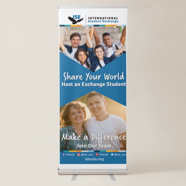 ISE Vertical Retractable Banner (Front)