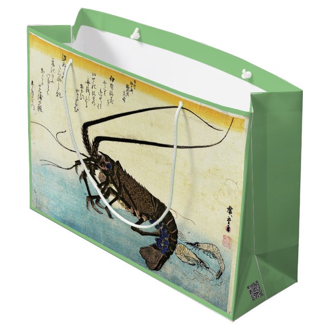 Iseebi & Ebi - Crawfish (Spiny Lobster) and Shrimp Large Gift Bag (Back Angled)