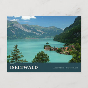 Iseltwald on Lake Brienz Switzerland Postcard