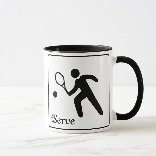 iServe Tennis Mug (Right)