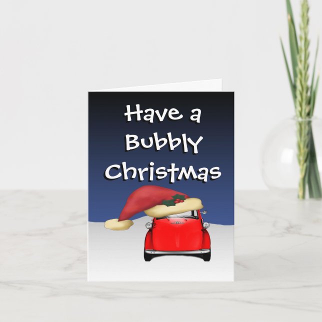 Isetta Christmas Holiday Card (Front)