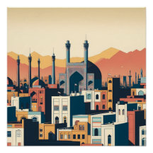 Isfahan in graphic
