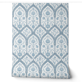 Isfahan Palace Floral Heritage Pattern Wallpaper