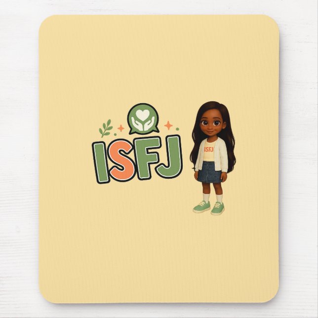 ISFJ — The Guardian of Harmony Mouse Mat (Front)