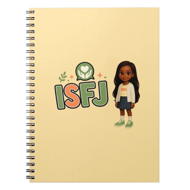 ISFJ — The Guardian of Harmony Notebook (Front)