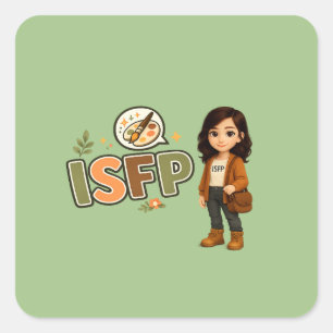 ISFP — The Free Artist Square Sticker