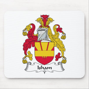 Isham Family Crest Mouse Mat