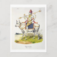 Ishana or Shiva, engraved by C. de Motte (1785-183