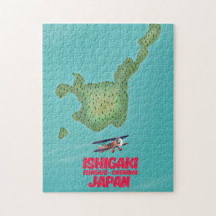 Ishigaki Okinawa, Japan map Jigsaw Puzzle