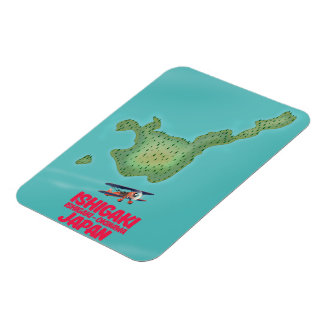 Ishigaki Okinawa, Japan map Magnet