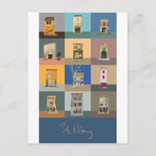 ISHOPS OF ST REMY DE PROVENCE POSTCARD