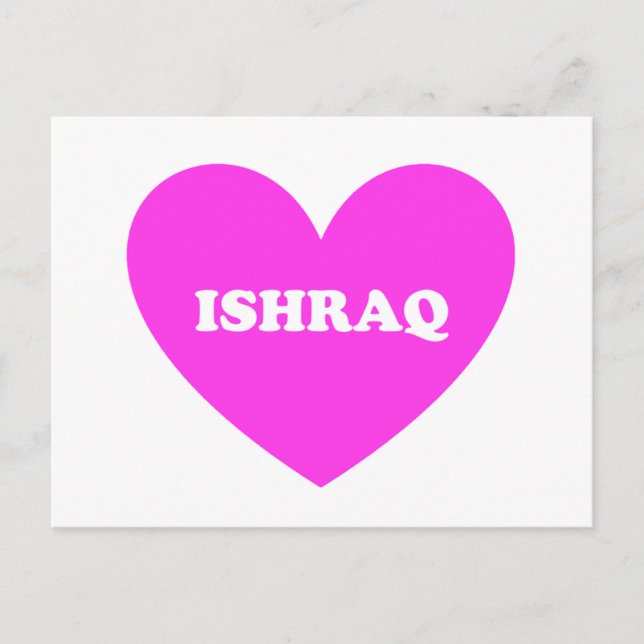 Ishraq Postcard (Front)