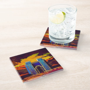 Ishtar Gate Artwork Coaster