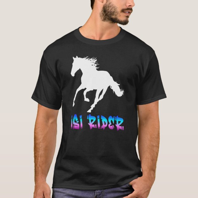 Isi Rider  For Girls Riders Horse T-Shirt (Front)