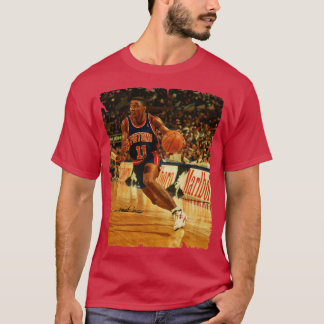 Isiah Thomas Vintage Design Of Basketball 2 T-Shirt