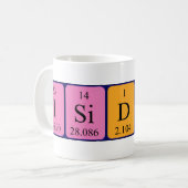 Isidore periodic table name mug (Front Left)