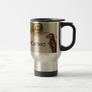 Isidore the Elf & his Animals Travel Mug