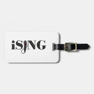 iSING Microphone Performer Luggage Tag