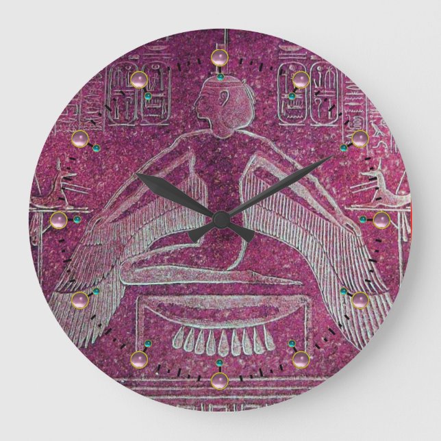 ISIS, Antique Pink Large Clock (Front)