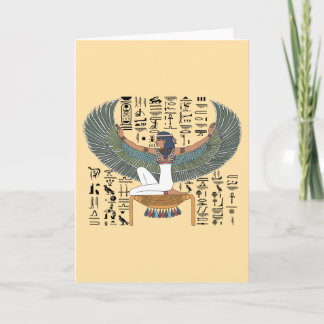 Isis God - Ancient Egyptian History Card