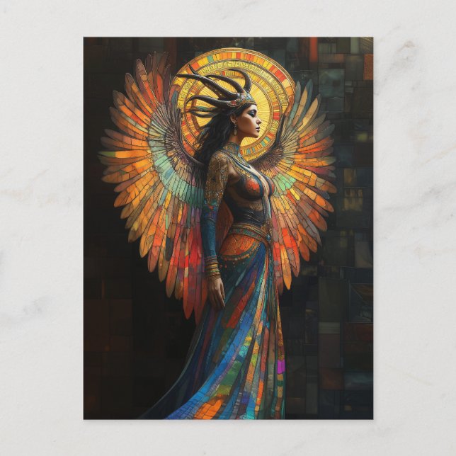 Isis: Goddess Altar Meditation Card (Front)