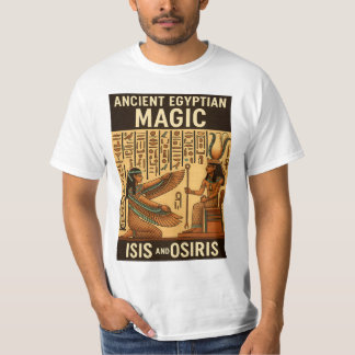 Isis & Osiris Egyptian Art – Spiritual T-Shirt