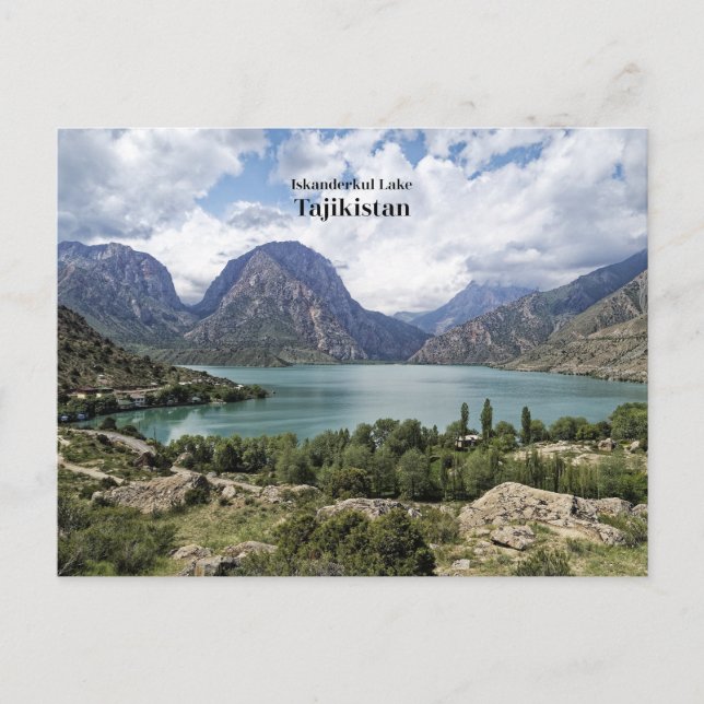 Iskanderkul Lake, Tajikistan Postcard (Front)