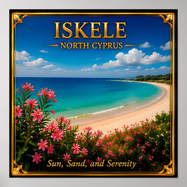 Iskele North Cyprus Beach Escape Memory Poster (Front)