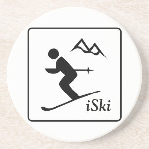 iSki Sandstone Coaster