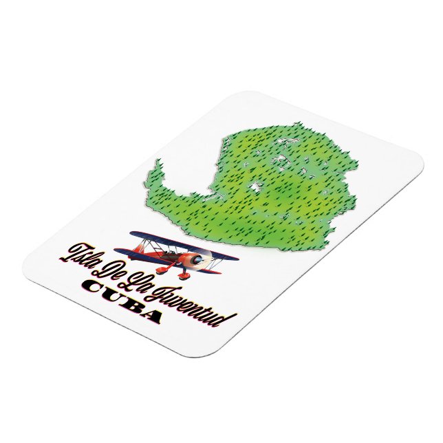 isla de la juventud Cuba Magnet (Left Side)