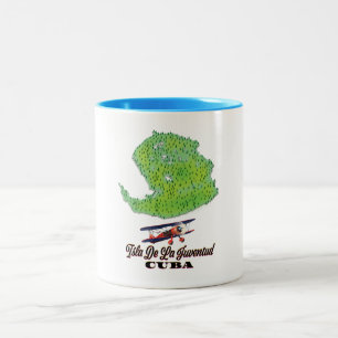 isla de la juventud Cuba Two-Tone Coffee Mug