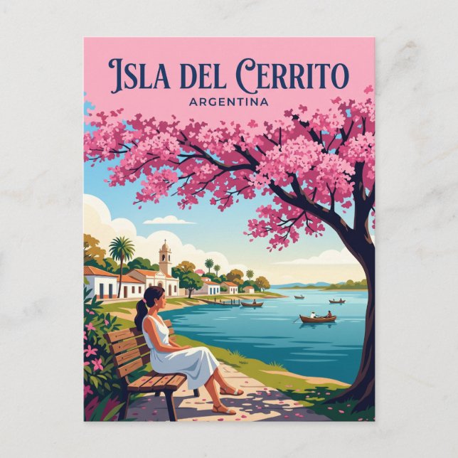 ISLA DEL CERRITO ARGENTINA POSTCARD (Front)