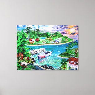 Isla Del Encanto - Art by Galina - Canvas Print