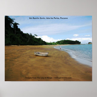 Isla Espiritu Santo, Islas las Perlas, Panama Poster