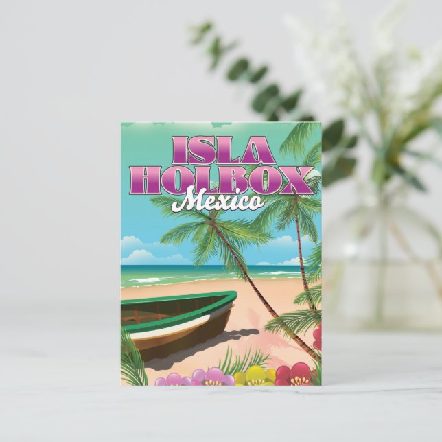 Isla Holbox Mexico Postcard (Standing Front)