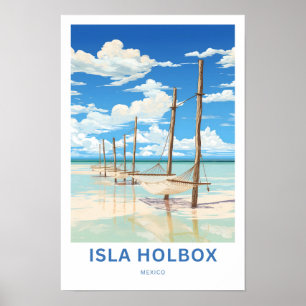 Isla Holbox Mexico Travel Print