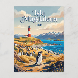 Isla Magdalena Chile Postcard