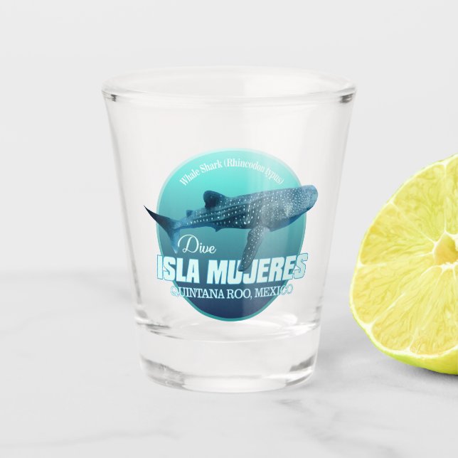 Isla Mujeres (DD2) Shot Glass (Front)